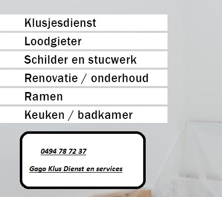 loodgieters Westmeerbeek Gago-Technics