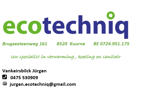 loodgieters Wingene EcotechniQ bvba